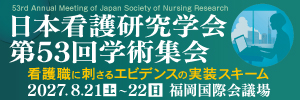 日本看護研究学会第53回