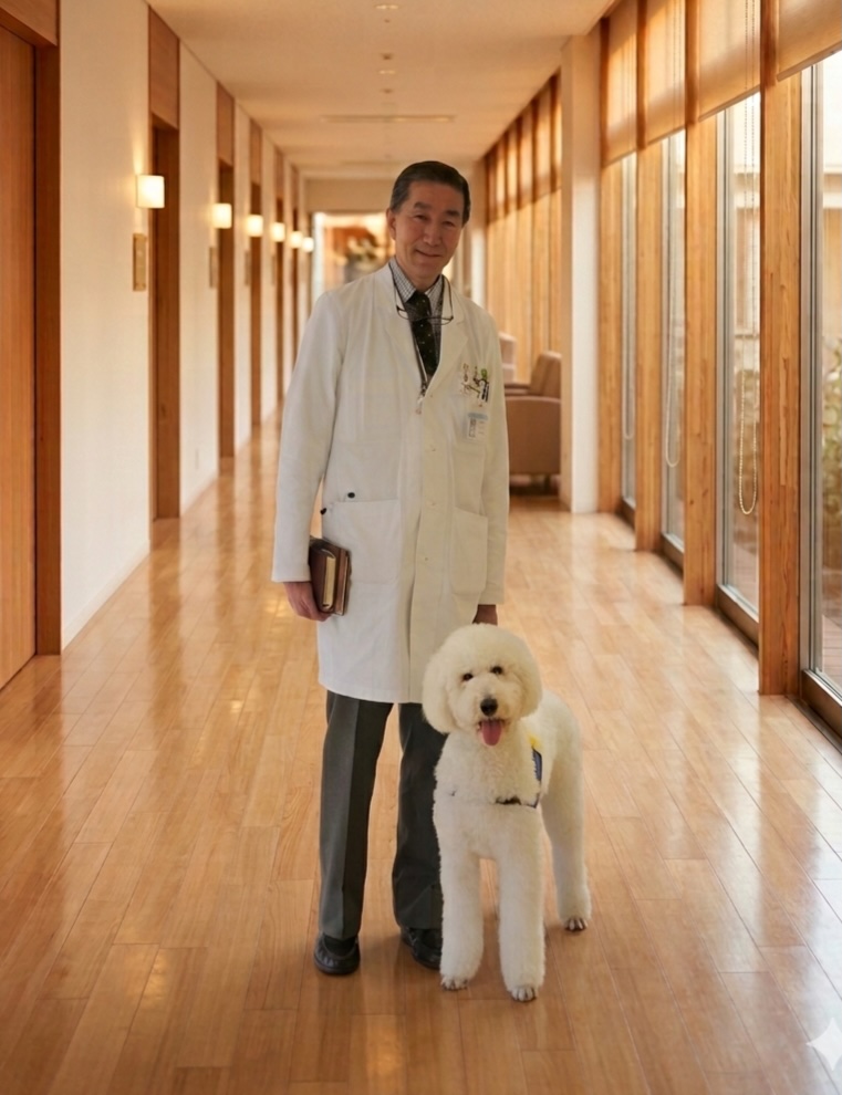 医師と犬