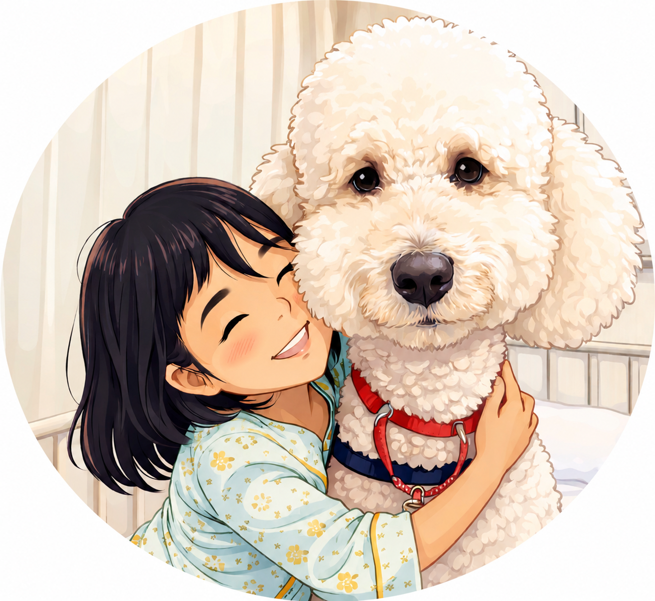 補助犬と子どものイメージ